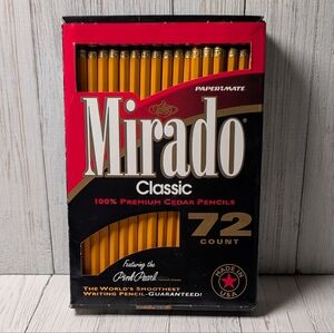 Vintage Mirador Classic 100% Cedar Pencils 72 Count Made in USA